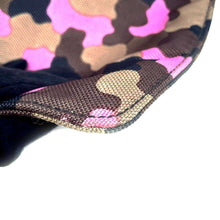 将图像加载到图库查看器中，PRADA Camouflage Pattern Shoulder Bag Pink/Khaki VA0886 Nylon Canvas
