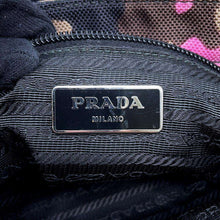 将图像加载到图库查看器中，PRADA Camouflage Pattern Shoulder Bag Pink/Khaki VA0886 Nylon Canvas
