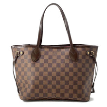 将图像加载到图库查看器中，LOUIS VUITTON Neverfull Red N51109 Damier Ebene Canvas Size PM
