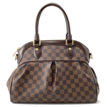 将图像加载到图库查看器中，LOUIS VUITTON Trevi Red N51997 Damier Ebene Canvas Size PM
