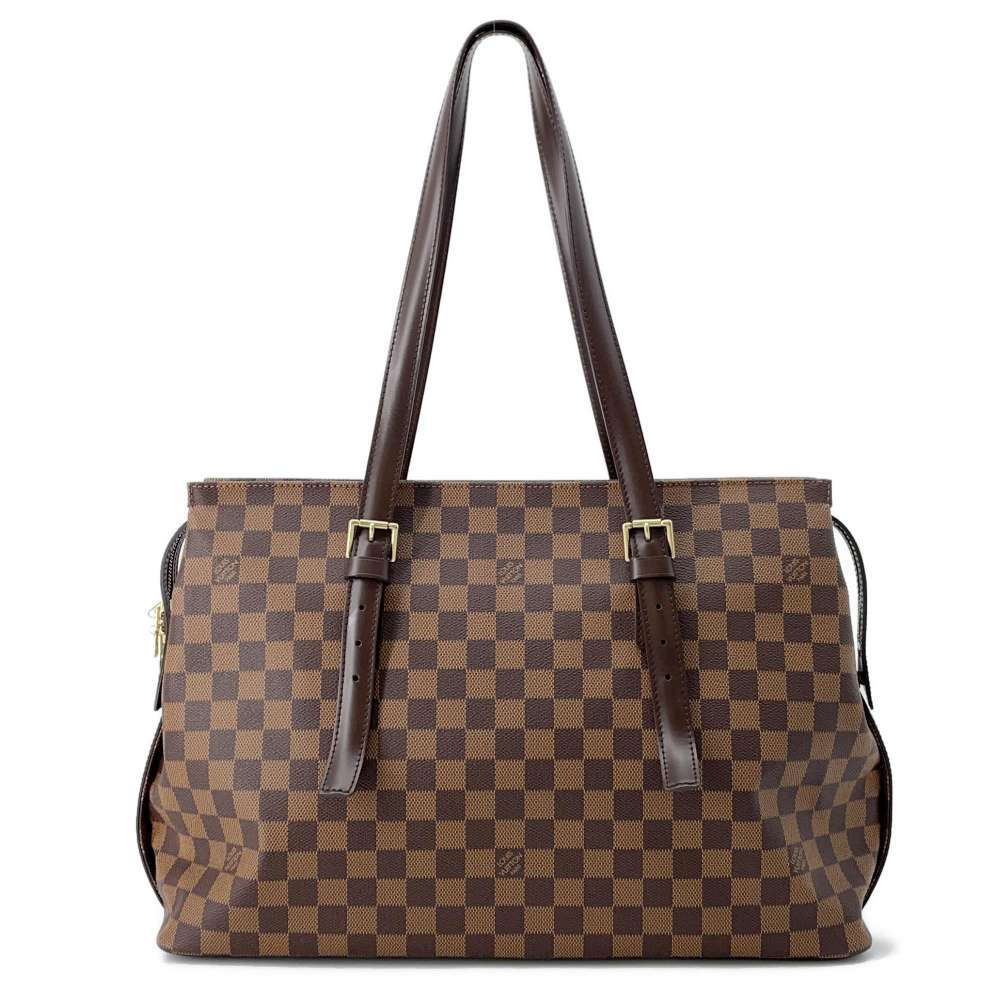 LOUIS VUITTON Chelsea Red N51119 Damier Ebene Canvas