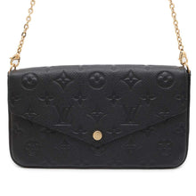 Load image into Gallery viewer, LOUIS VUITTON Felicie Pochette  Noir M64064 Monogram Empreinte Leather
