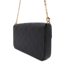 Load image into Gallery viewer, LOUIS VUITTON Felicie Pochette  Noir M64064 Monogram Empreinte Leather
