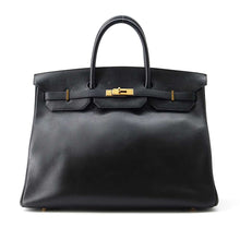 将图像加载到图库查看器中，HERMES Birkin Black Ardennes Leather Size 40
