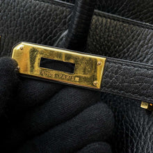 将图像加载到图库查看器中，HERMES Birkin Black Ardennes Leather Size 40
