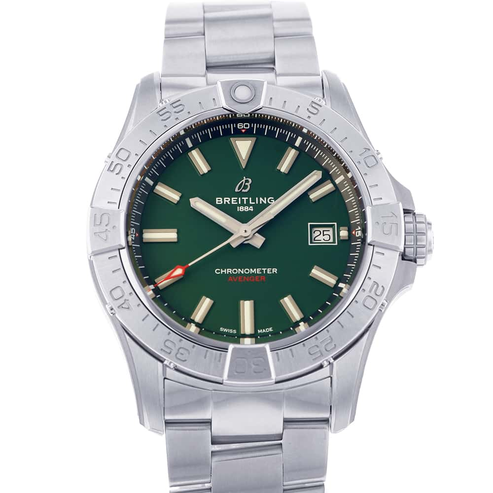 BREITLING Avenger Automatic 42 W42mm Stainless Steel Green Dial A17328101L1A1