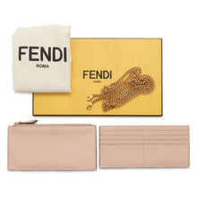 Load image into Gallery viewer, FENDI Logo ChainShoulder Bag Pink 8BS032 Leather
