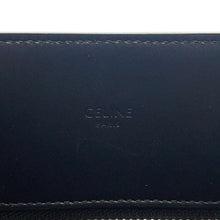 将图像加载到图库查看器中，CELINE Vertical Cover Tote Bag Black/Brown 190972 PVC Leather Size Large
