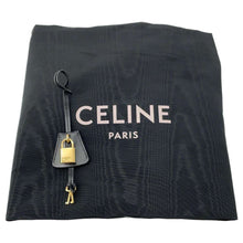 将图像加载到图库查看器中，CELINE Vertical Cover Tote Bag Black/Brown 190972 PVC Leather Size Large
