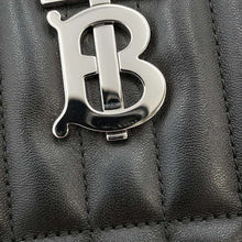 Load image into Gallery viewer, BURBERRY TB Logo Small Rolla Camera Bag Black 8064855 Lambskin
