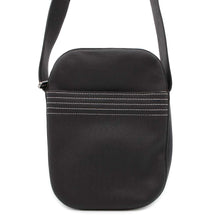 将图像加载到图库查看器中，LOEWE Anagram Shoulder Bag Black Leather PVC
