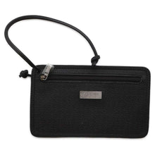 将图像加载到图库查看器中，LOEWE Anagram Shoulder Bag Black Leather PVC
