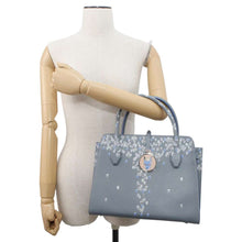 Load image into Gallery viewer, BVLGARI Alba Bag JoJo Killer Queen Japan Limited Edition Gray/Blue Leather Size Medium
