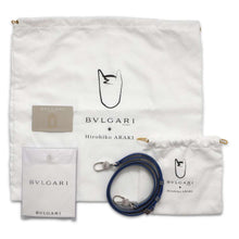 Load image into Gallery viewer, BVLGARI Alba Bag JoJo Killer Queen Japan Limited Edition Gray/Blue Leather Size Medium
