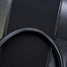 将图像加载到图库查看器中，SAINT LAURENT PARIS 2WAYBriefcase Black Canvas Leather
