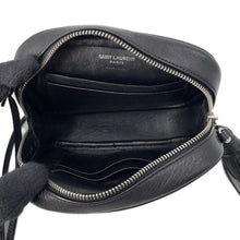 将图像加载到图库查看器中，SAINT LAURENT PARIS Fringe Blogger Shoulder Bag Black 425317 Leather
