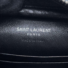 将图像加载到图库查看器中，SAINT LAURENT PARIS Fringe Blogger Shoulder Bag Black 425317 Leather
