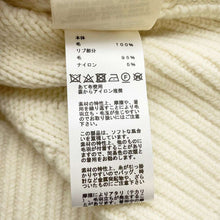 将图像加载到图库查看器中，HERMES H Motif College Cardigan Small Fit Size 40 Blanc Naturel Wool 100%
