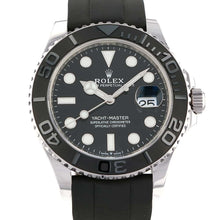 将图像加载到图库查看器中，ROLEX Yacht-Master W42mm K18WG Rubber Black Dial 226659
