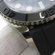 将图像加载到图库查看器中，ROLEX Yacht-Master W42mm K18WG Rubber Black Dial 226659
