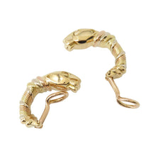 Load image into Gallery viewer, CARTIER PANTHERE Cougar Earrings K18YG K18PG K18WG
