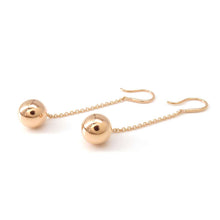 Load image into Gallery viewer, TIFFANY&amp;Co. Ball Hook Earrings 18K Pink Gold
