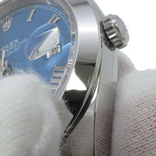 将图像加载到图库查看器中，ROLEX Datejust W41mm Stainless Steel Azzurro Blue Dial 126300
