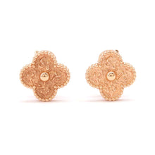 将图像加载到图库查看器中，Van Cleef &amp; Arpels Vintage Alhambra Earring VCARN9T400 18K Pink Gold
