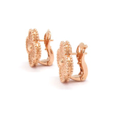 将图像加载到图库查看器中，Van Cleef &amp; Arpels Vintage Alhambra Earring VCARN9T400 18K Pink Gold
