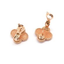 将图像加载到图库查看器中，Van Cleef &amp; Arpels Vintage Alhambra Earring VCARN9T400 18K Pink Gold
