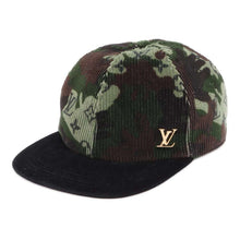 Load image into Gallery viewer, LOUIS VUITTON Easy Fit Camouflage Cap Black/Green MP2723 Cotton100% Size 58
