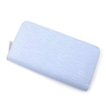 将图像加载到图库查看器中，LOUIS VUITTON Zippy Wallet Ice blue M83570 Epi Leather
