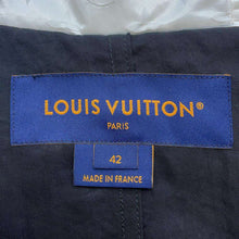 将图像加载到图库查看器中，LOUIS VUITTON Lightweight Crinkle Parka Size 42 Noir 1AFGKP Nylon100%
