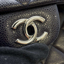 将图像加载到图库查看器中，CHANEL Matelasse W Flap ChainShoulder Bag Navy A58600 Caviar Leather Size 30
