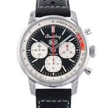 将图像加载到图库查看器中，BREITLING Top Time B01 Deus W41mm Stainless Steel Leather Black DialAB01765A1B1X1/AB0176
