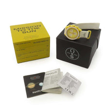 将图像加载到图库查看器中，Swatch MoonSwatch Swatch x OMEGA Mission to the Sun W42mm Bio-Ceramic Yellow Dial SO33J100
