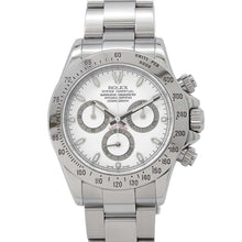 将图像加载到图库查看器中，ROLEX Cosmograph Daytona W40mm Stainless Steel White Dial 116520
