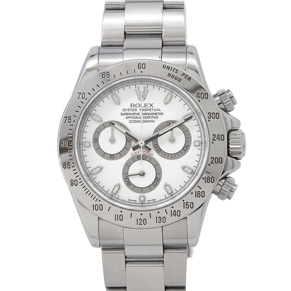 ROLEX Cosmograph Daytona W40mm Stainless Steel White Dial 116520