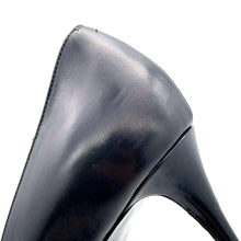 将图像加载到图库查看器中，CHANEL CC Logo Pumps Black G34136 Leather Patent Leather Size 38 1/2C
