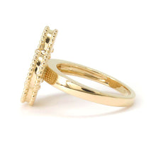 将图像加载到图库查看器中，Van Cleef &amp; Arpels Magic Alhambra Ring Size 61/#21 VCAR03AV61 18K Yellow Gold
