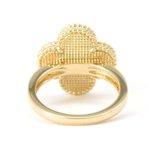 将图像加载到图库查看器中，Van Cleef &amp; Arpels Magic Alhambra Ring Size 61/#21 VCAR03AV61 18K Yellow Gold
