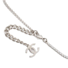 将图像加载到图库查看器中，CHANEL CC Logo Ribbon Motif Necklace ABB038 Metal Faux Pearl  Rhinestone
