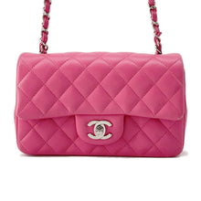 Load image into Gallery viewer, CHANEL Mini Matelasse Chain Shoulder Bag Pink A69900 Lambskin Size 20
