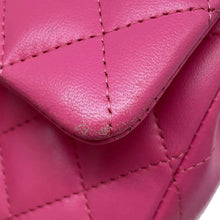 Load image into Gallery viewer, CHANEL Mini Matelasse Chain Shoulder Bag Pink A69900 Lambskin Size 20
