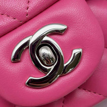 Load image into Gallery viewer, CHANEL Mini Matelasse Chain Shoulder Bag Pink A69900 Lambskin Size 20
