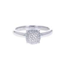 Load image into Gallery viewer, TIFFANY&amp;Co. Sugar Stack Ring Size 12 18K White Gold
