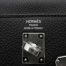 Load image into Gallery viewer, HERMES Kelly Retourne Black Togo Leather Size 25
