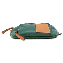 Load image into Gallery viewer, LOEWE Puffy Crossbody Bag Green 335.73.W75 Leather Nylon
