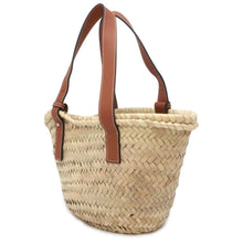 将图像加载到图库查看器中，LOEWE Basket bag Natural/Brown 327.02.S93 Straw Size Small
