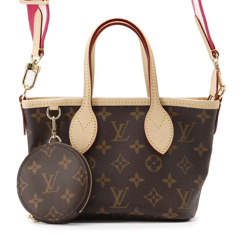 LOUIS VUITTON Neverfull Rose Peony M46786 Monogram Size BB